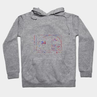 Fibonacci spiral Hoodie